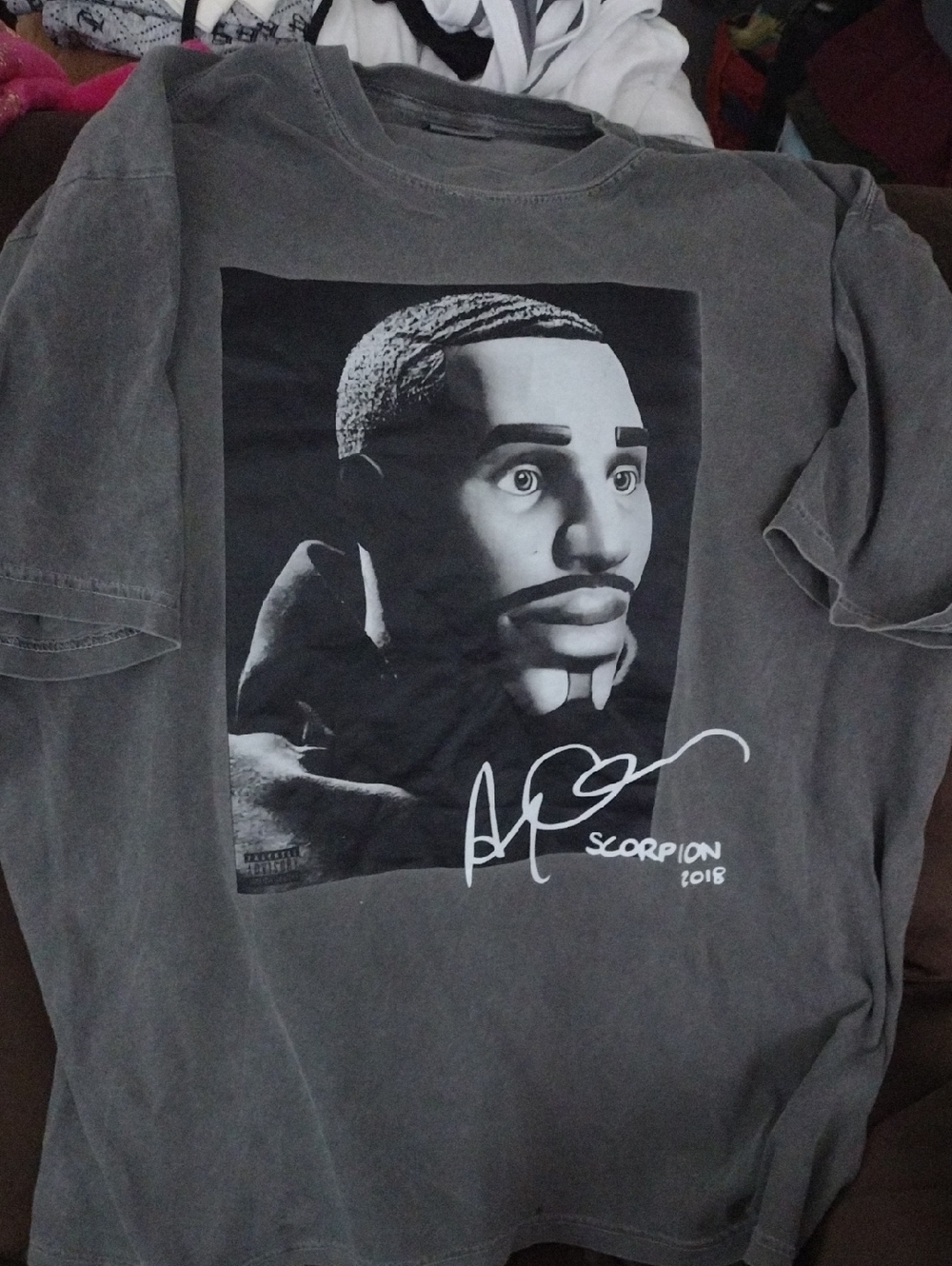 Fortnite Drake Inspired Comfort Colors Gray Heavyweight Crewneck T-Shirt